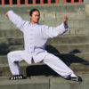 Handmade Wudang Tai Chi Suit Pastel Lavender - Image 2