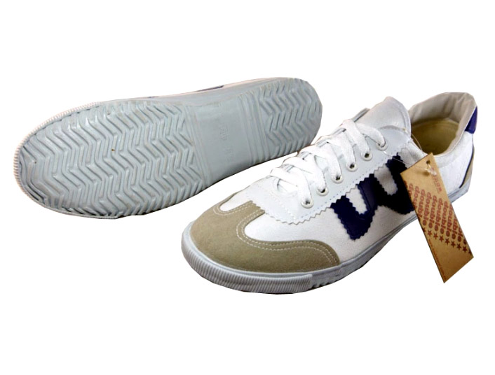 Double Star Canvas Kung Fu Tai Chi Shoes White & Blue [34-44 ...
