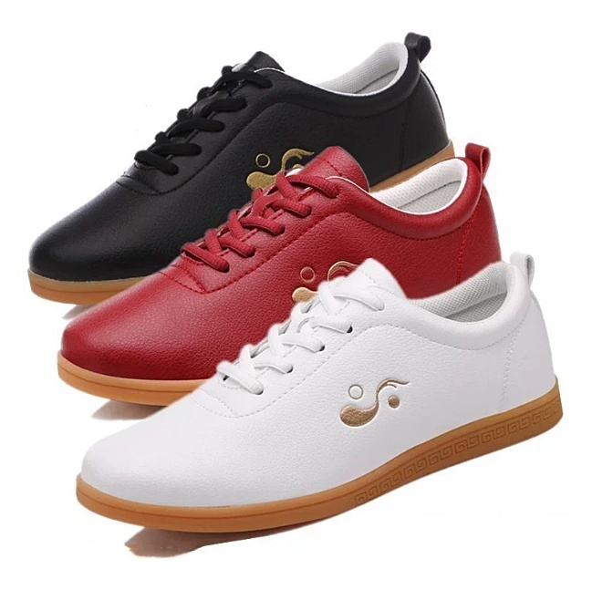 genuine leather tai chi shoes