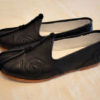 Wudang Black Hand-Sewn Leather Sole Tai Chi Shoes  Black  [All Sizes] - Image 4