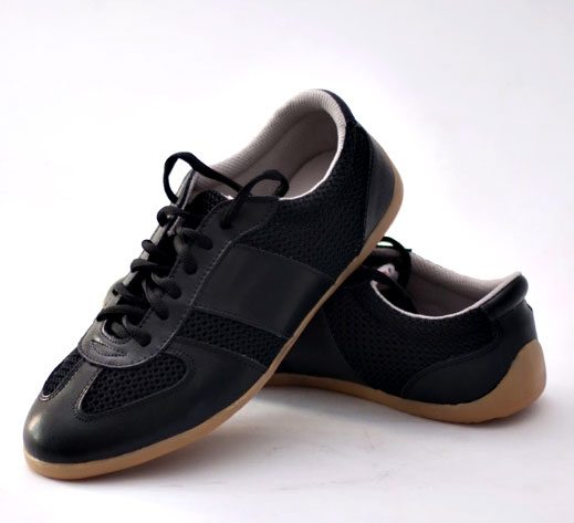 Extremely Breathable Net/Leather Tai Chi Shoes Black [All Sizes ...