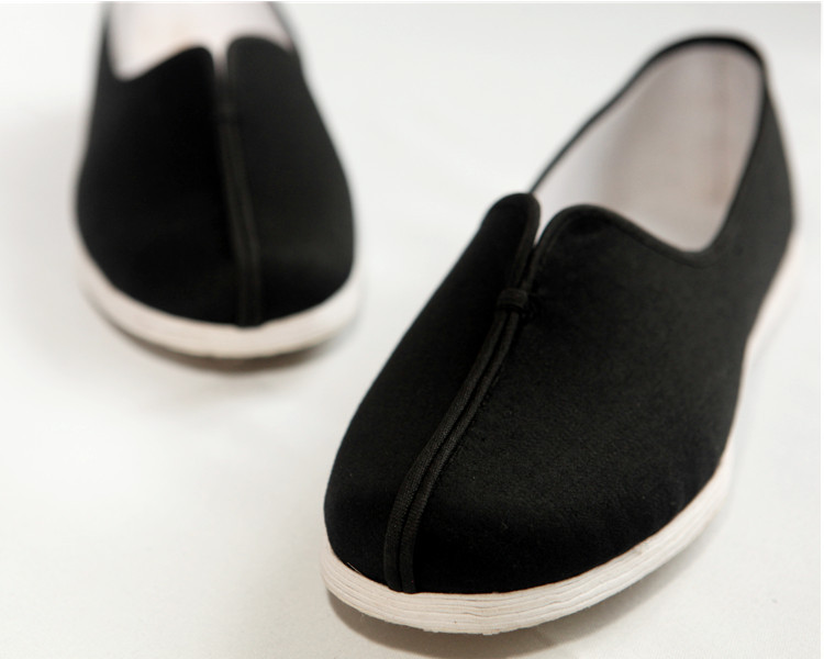 Cloth Sole Black Classical Tai Chi Shoes [37-48] - Internal Wudang Store