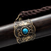 CUSTOM LISTING Genuine Shen Hirotaka Handmade Flower Tai Chi Jian | Pattern Steel - Image 3