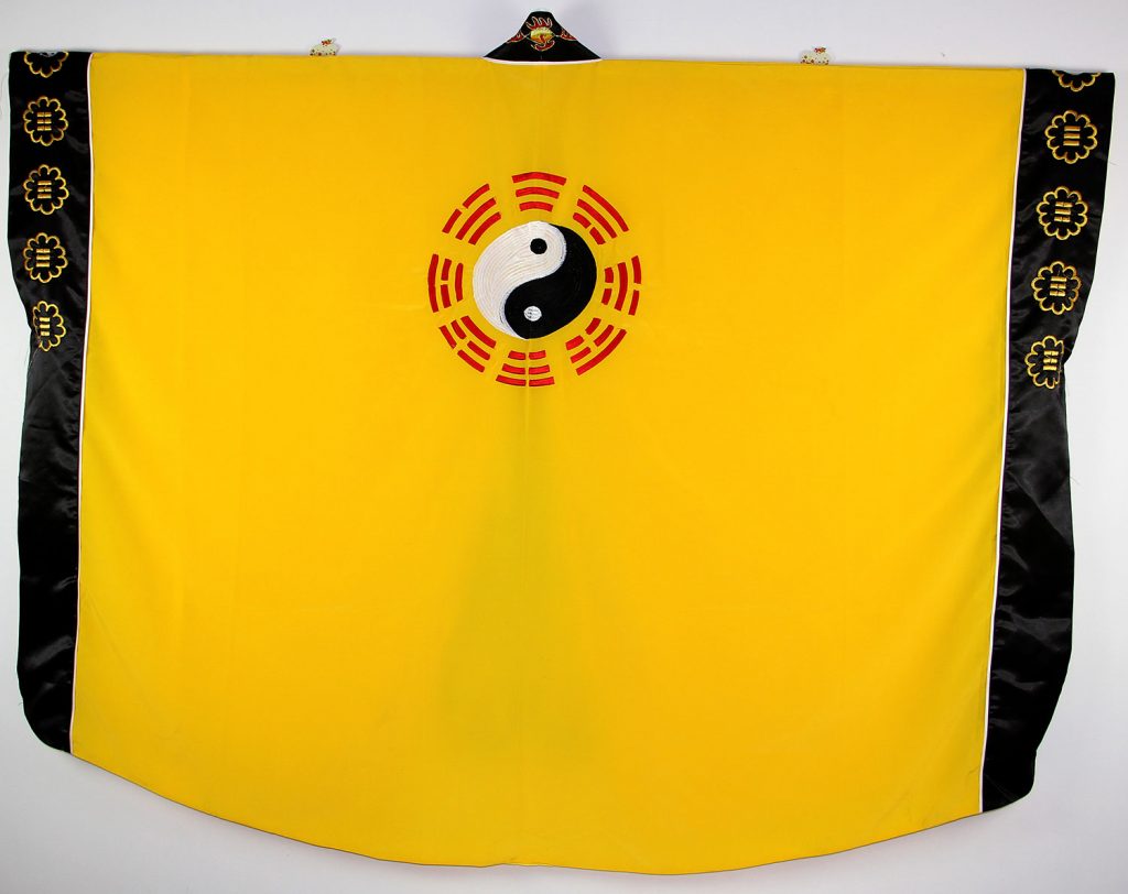 Yin Yang Robe Wudang Ceremony Daoist Priest Robe Yin-Yang Symbol | Yellow - Internal ...