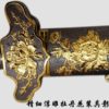 Female Silver Gold Peony Carvings Tai Chi Jian | Carbon Steel - Image 10