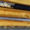 Female Silver Gold Peony Carvings Tai Chi Jian | Carbon Steel - Image 7