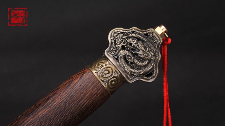 Wudang Ancient Carvings Dragon Tai Chi Jian | Carbon Steel or Stainless ...