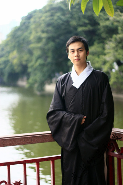 Wudang Taoist Extra Long Daoist Priest Robe Wide Sleeves