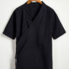 Short Sleeved Wudang Summer Taoist Shirt | Black