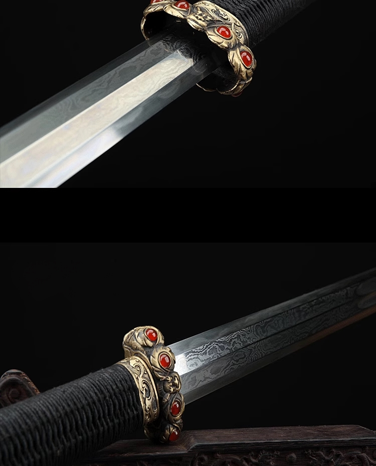 Chinese Qin Tai Chi Jian | Pattern Steel, Flexible or Stiff Blade ...