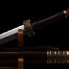 Chinese Historical Qin Dynasty Jian Brown Rosewood | Pattern Steel, Rigid