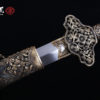 Elite Forge Chinese Peony Carvings Ray Skin Taiji Jian | Pattern Steel, Rigid - Image 6