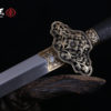 Elite Forge Chinese Peony Carvings Ray Skin Taiji Jian | Pattern Steel, Rigid - Image 4