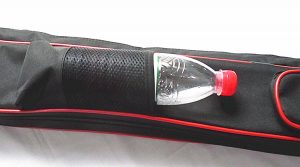 BORDSTRACT 41.3-Inch Taichi Sword Bag – Thick Canvas Carry Case With Shoulder Strap & Small Pocket, Red