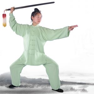 Handmade Traditional Wudang Tai Chi Suit - Mint Green - Internal Wudang ...