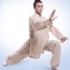 Handmade Traditional Wudang Taoist Uniform - Beige - Image 2