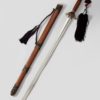 Hand-Forged Rosewood Taiji Jian with Bamboo Fittings - Stainless Steel or Pattern Steel - Image 7