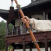 Hand-Forged Rosewood Taiji Jian with Bamboo Fittings - Stainless Steel or Pattern Steel - Image 6