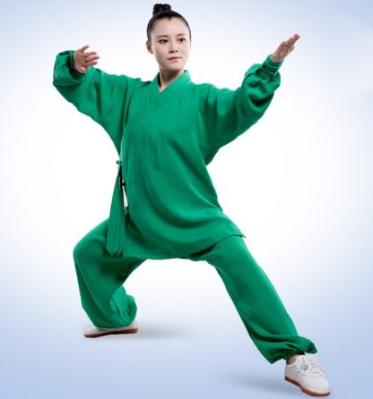 green daoist uniform