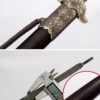 CUSTOM LISTING Hand-Forged Ancient Fittings Tai Chi Jian with Peony Flowers - Image 7