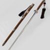 CUSTOM LISTING Hand-Forged Ancient Fittings Tai Chi Jian with Peony Flowers - Image 2