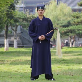 Navy Blue Daoist Priest Robe