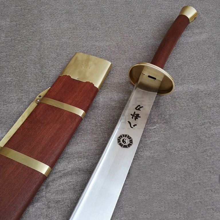 Handforged Wudang Bagua Dao with Sheath - Internal Wudang Store