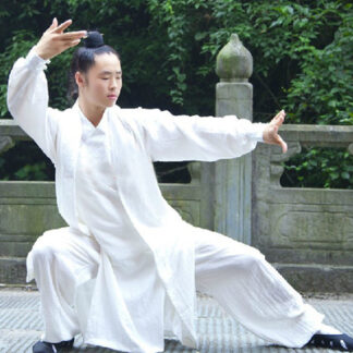 white handmade wudang taoist clothing